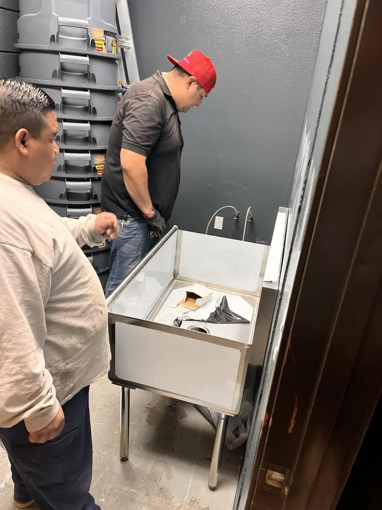 Commercial plumbing and sink installation in South San Gabriel